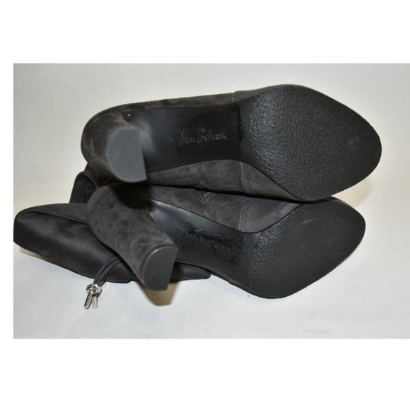New! Sam Edelman 'Kent' Size 10 Over-the-Knee Dark Gray Suede Boots OTK T9 - Picture 5 of 6